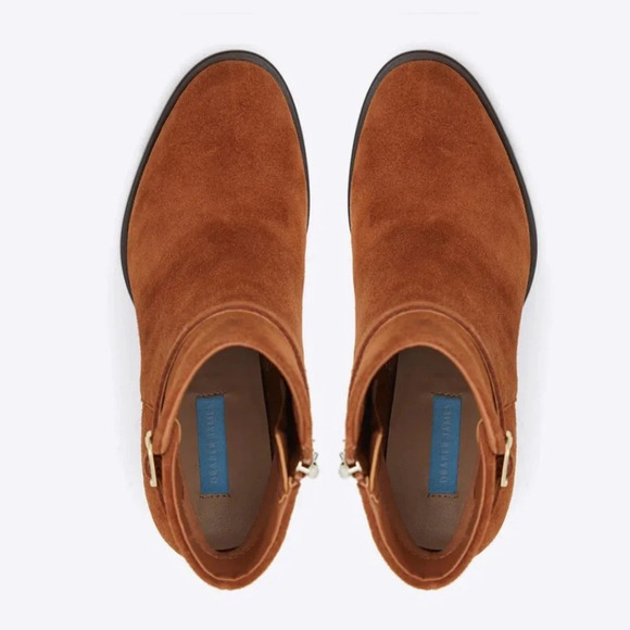 Draper James Tegan booties in cognac - size 10 NWT - Picture 3 of 8